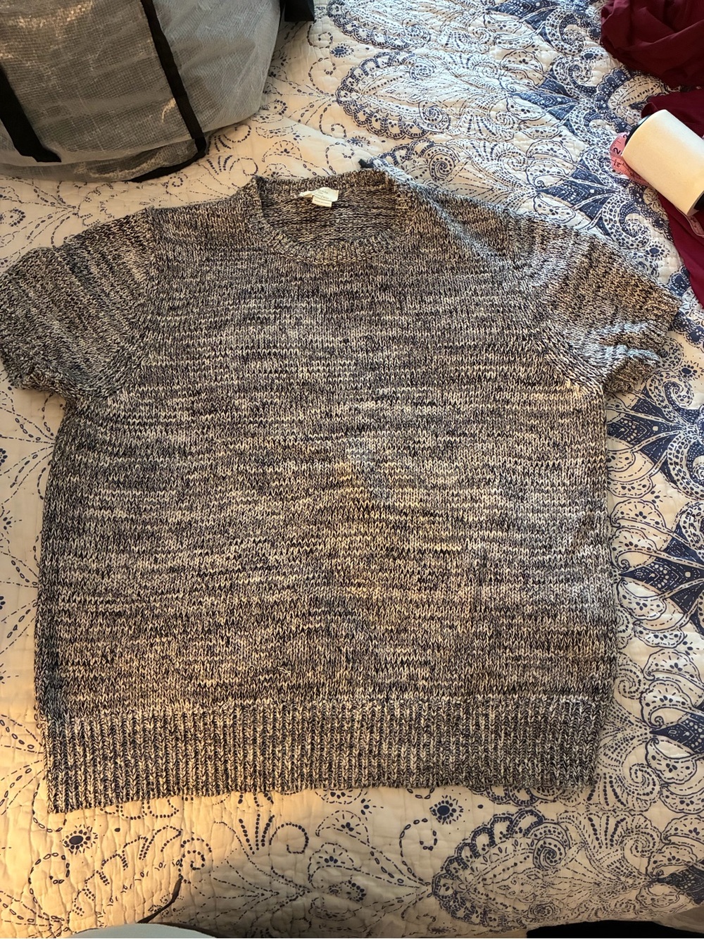 kate spade gray Crewneck Sweater - XL